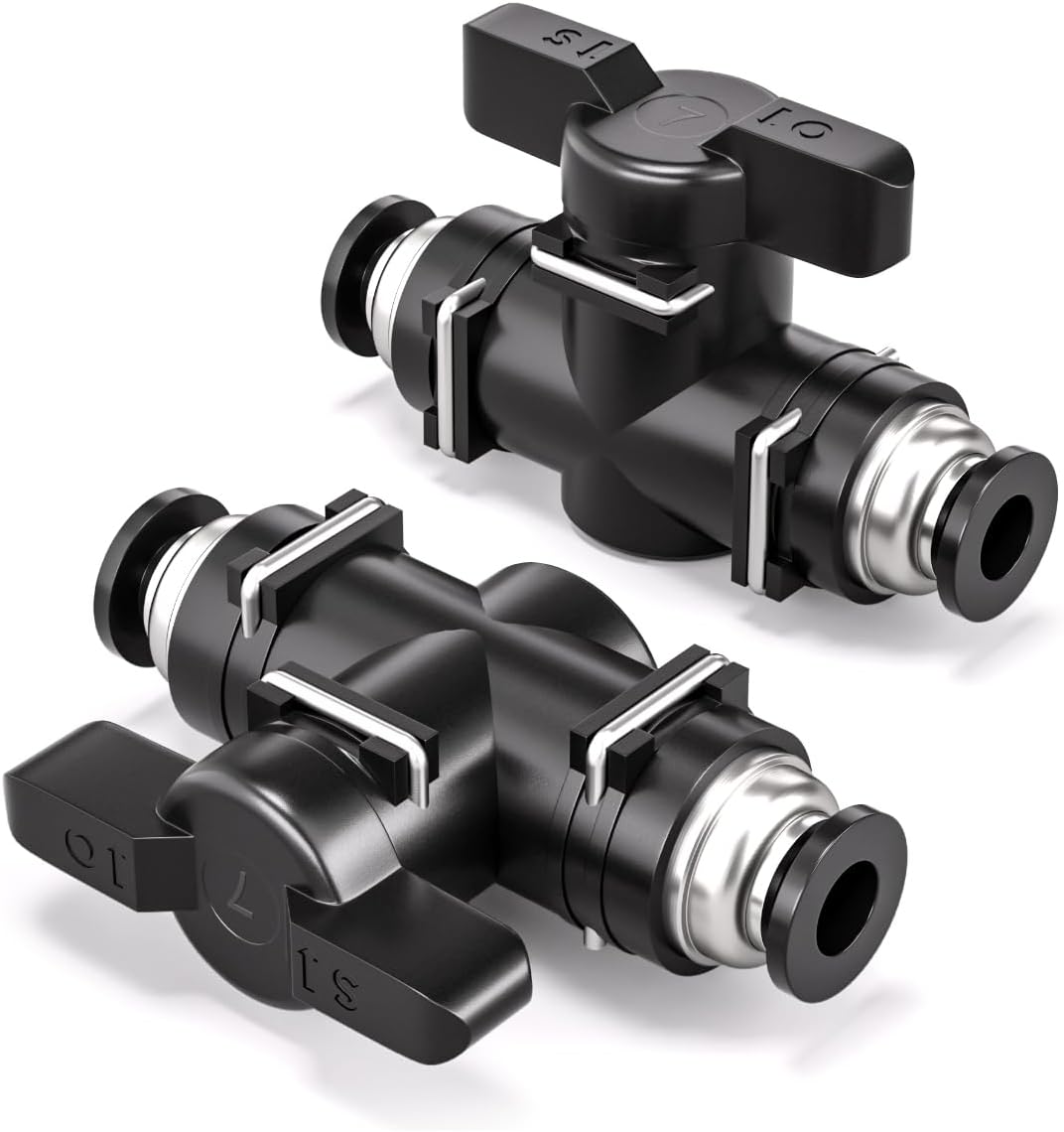 6mm Ball Valve Tap with Arm Large Body ideal for Fuel Canisters etc