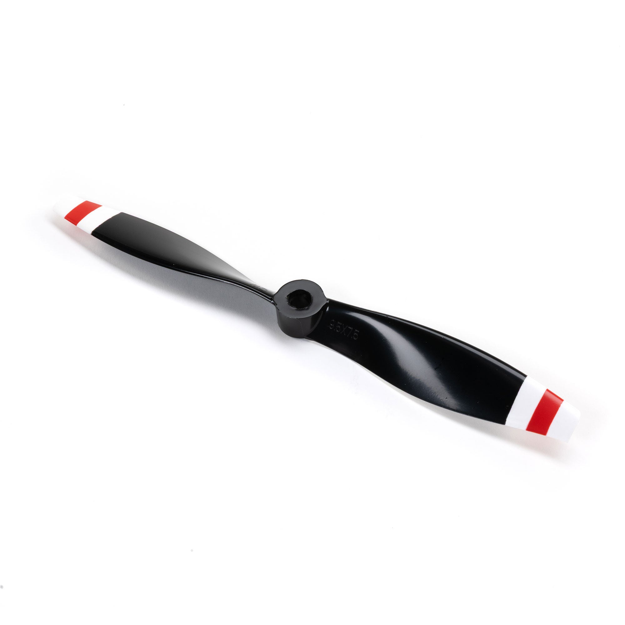 9.5 x 7.5 CW Left Propeller, Black with Red and White Tips for Beechcraft Z-EFLP09575BCW