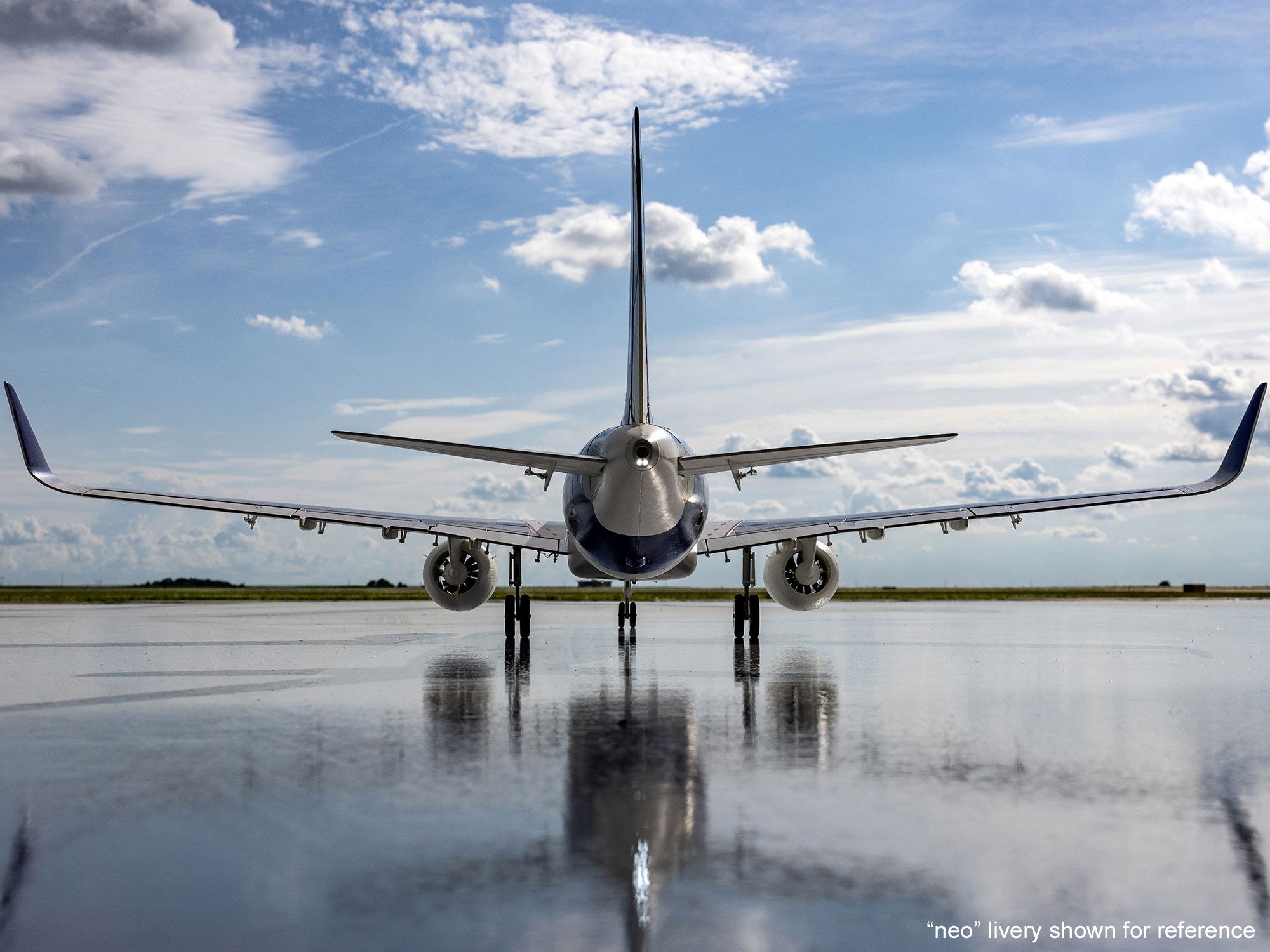 E-Flite Airbus A320neo Twin 64mm EDF BNF Basic w/AS3X+ SAFE White EFL-1495