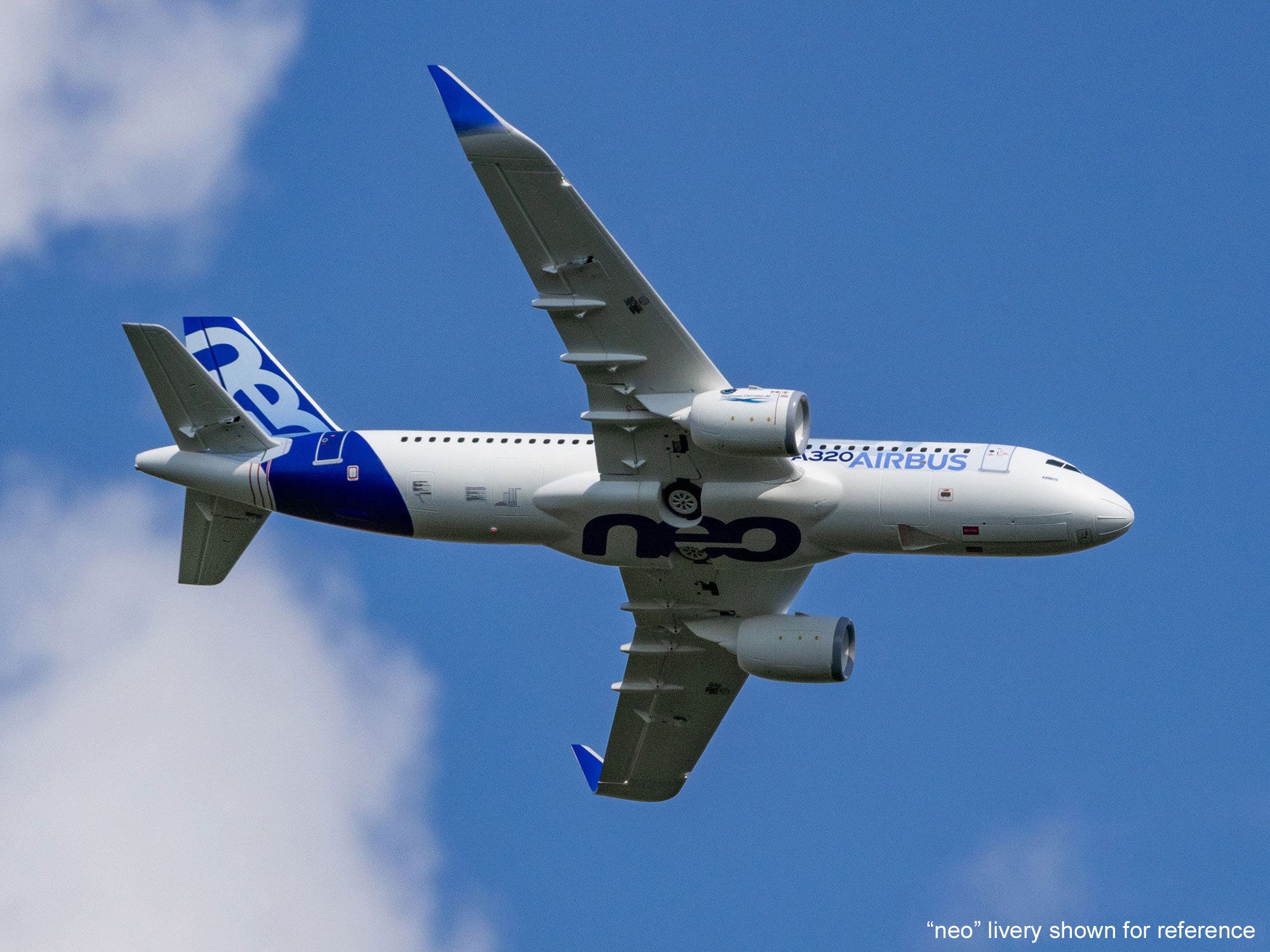 E-Flite Airbus A320neo Twin 64mm EDF BNF Basic w/AS3X+ SAFE White EFL-1495