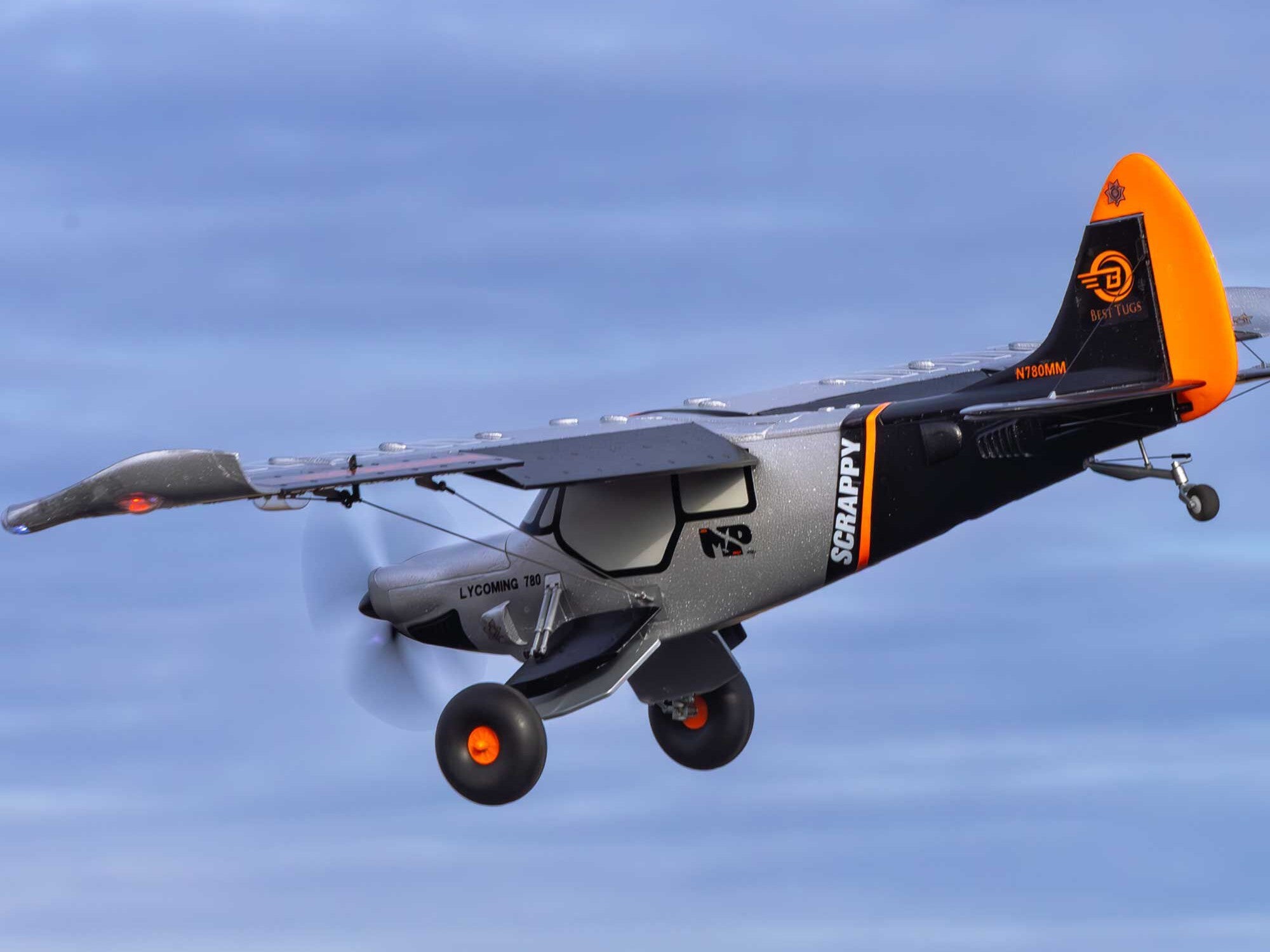 E-Flite Micro Scrappy 800mm BNF Basic with AS3X and SAFE Select