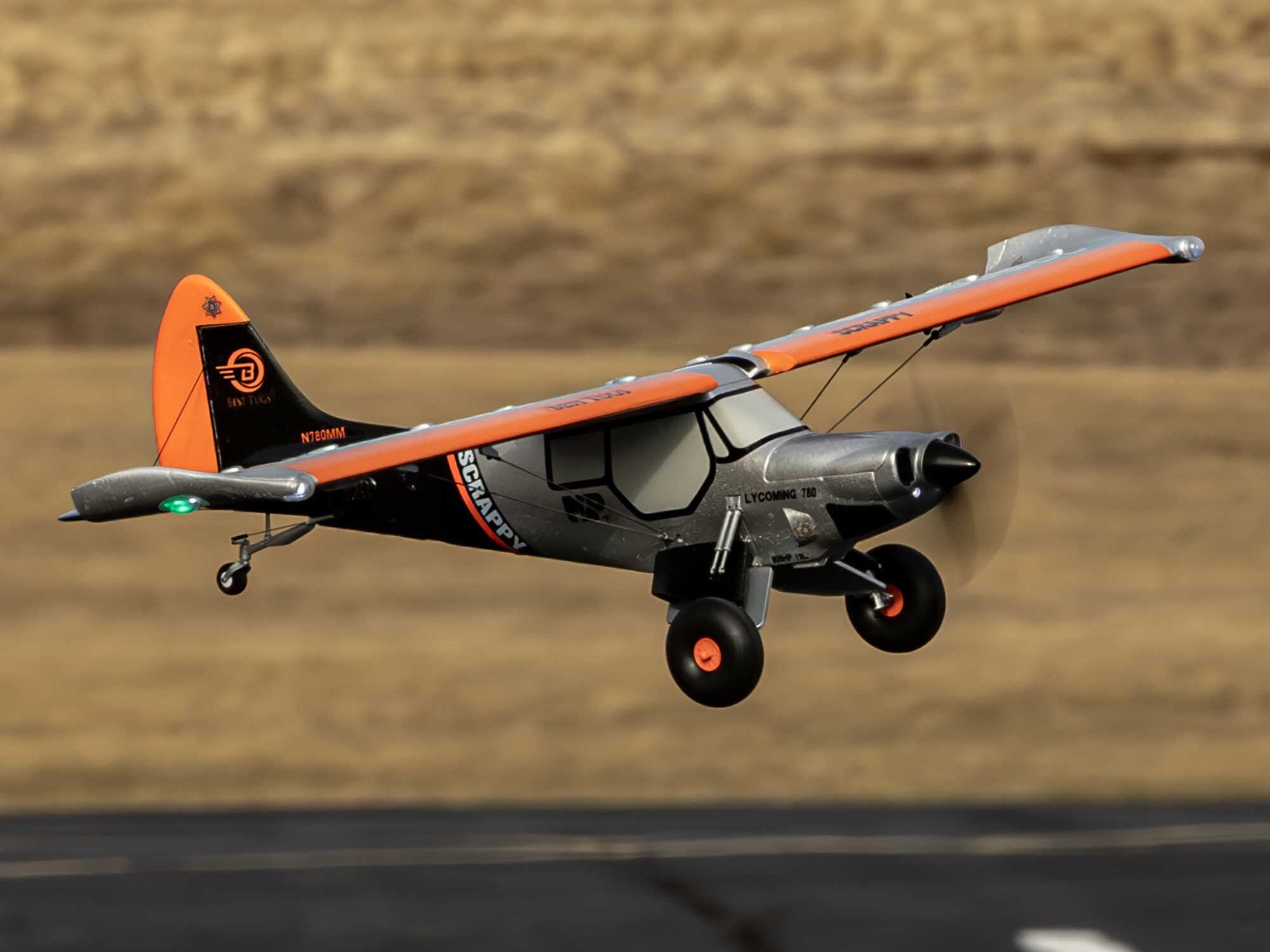 E-Flite Micro Scrappy 800mm BNF Basic with AS3X and SAFE Select