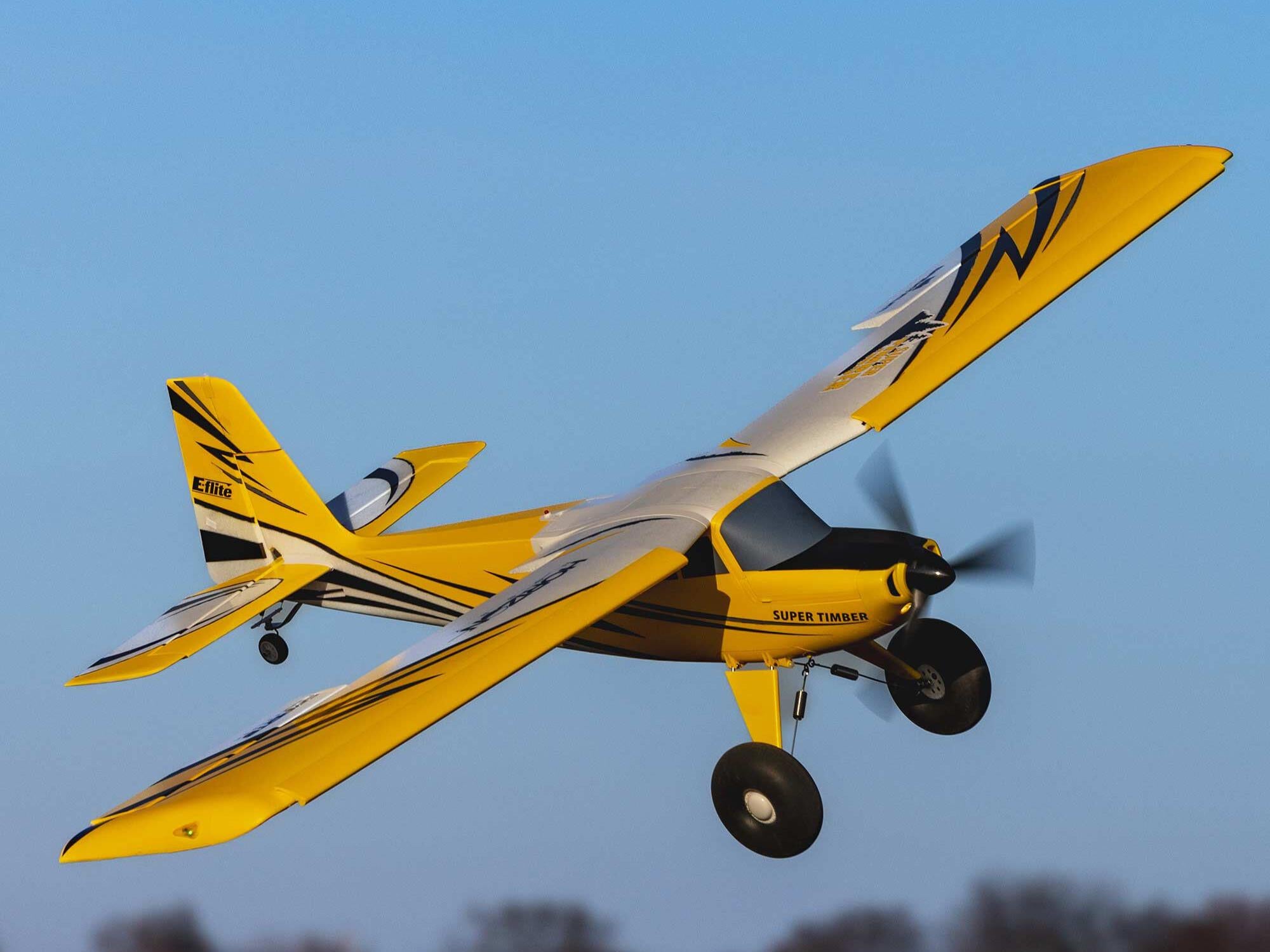 Super Timber 1.7m BNF Basic with AS3X and SAFE Select in flight