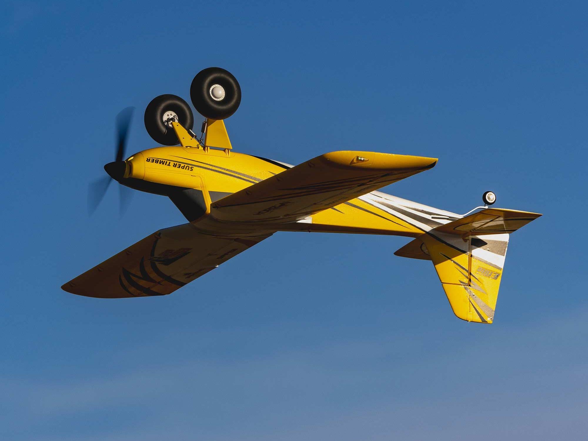 Super Timber 1.7m BNF Basic with AS3X and SAFE Select in flight