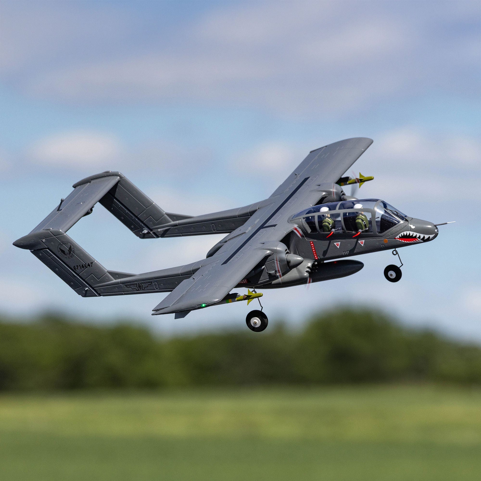 E-Flite Micro OV-10 Bronco 645mm BNF Basic with AS3X and SAFE Select EFLU35050