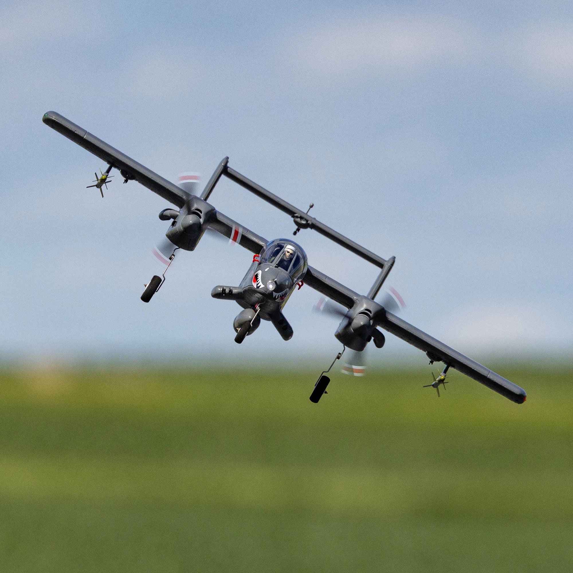 E-Flite Micro OV-10 Bronco 645mm BNF Basic with AS3X and SAFE Select EFLU35050