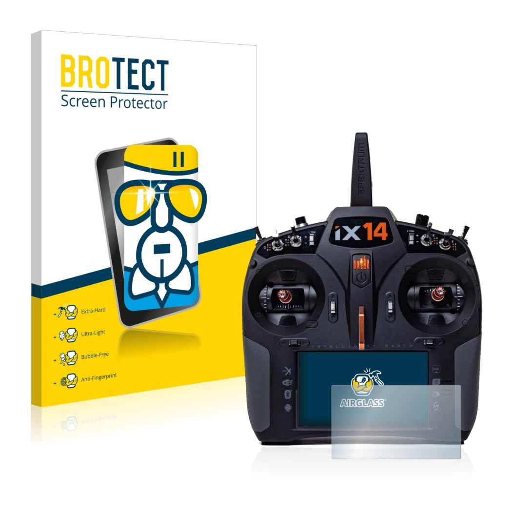 BROTECT AirGlass Glass Screen Protector & Anti-Fingerprint for Spektrum iX14 1 Pack