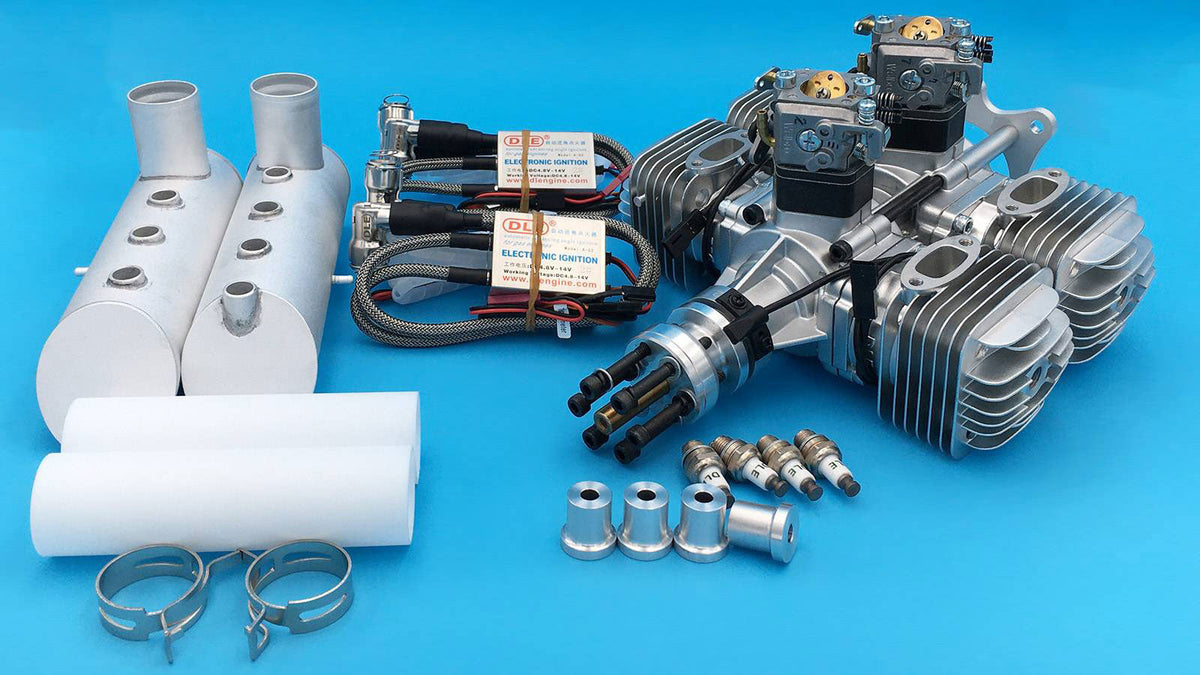 DLE-120 4 Cylinder Petrol Engine DLE120T4