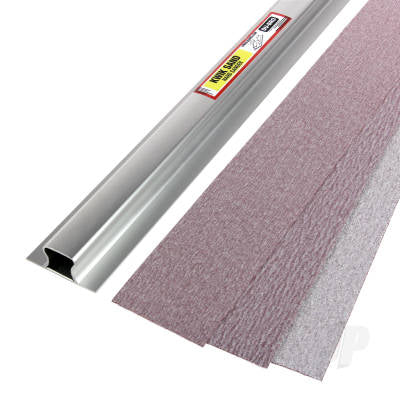 Dubro Kwik Sand Hand Sander 22in with (80,150, 220 Grit) DUB3400-22