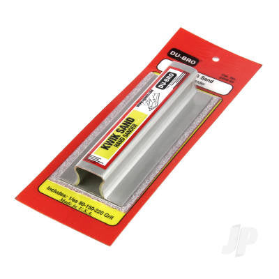 Dubro Kwik Sand Hand Sander 5.5in with (80,150, 220 Grit) DUB3400-55