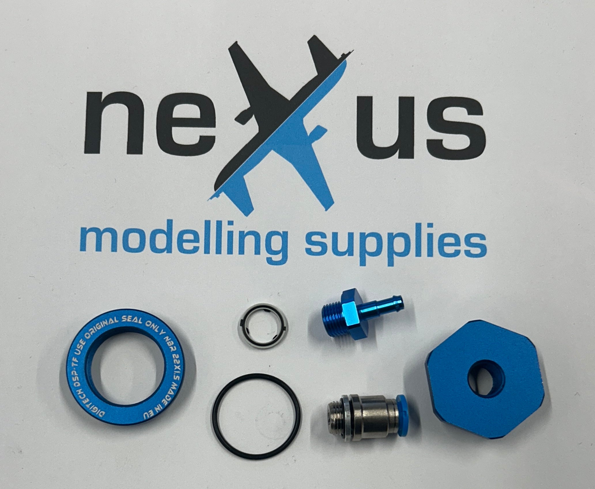 Digitech High Flow Fuel Tank Fitting 6mm Barb with QS 6mm DIGI-TANK-FITTING-6MM-BARB-6MM-QS