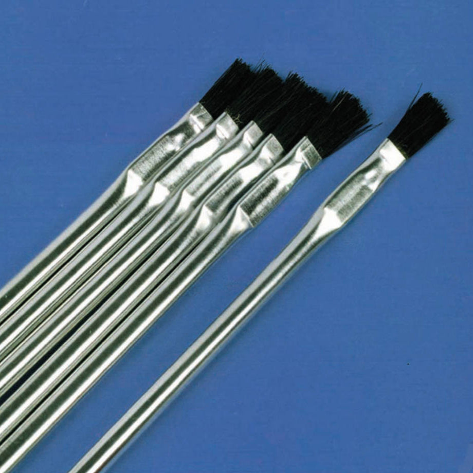 Dubro Epoxy Brushes (6 Pack) DUB345 up close of the brush end