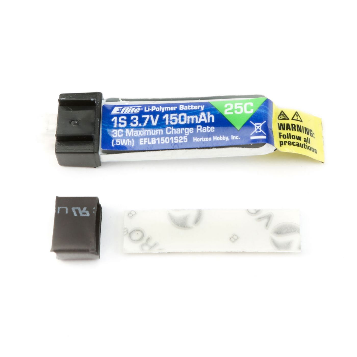 E-Flite 150mAh 1S 3.7v 25C LiPo Battery PH 1.25 Ultra Micro EFLB1501S25