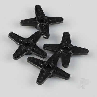 Futaba Plastic Servo Horn F (Small Cross - 4pcs) FUTEBS0144