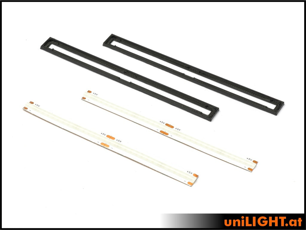 Formation lights 15cm incl. frames 1.8W Red from Unilight FORM15-018x2-RT