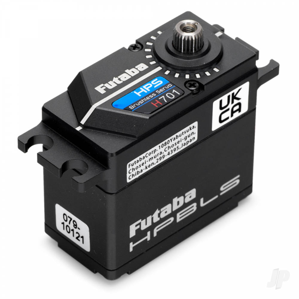 Futaba HPS-H701 Standard Brushless Servo PWM/S.BUS2 40.0kg/0.07s 4.8V - 7.4V FUT05102721-3 Sides and top view from slightly above to the edge