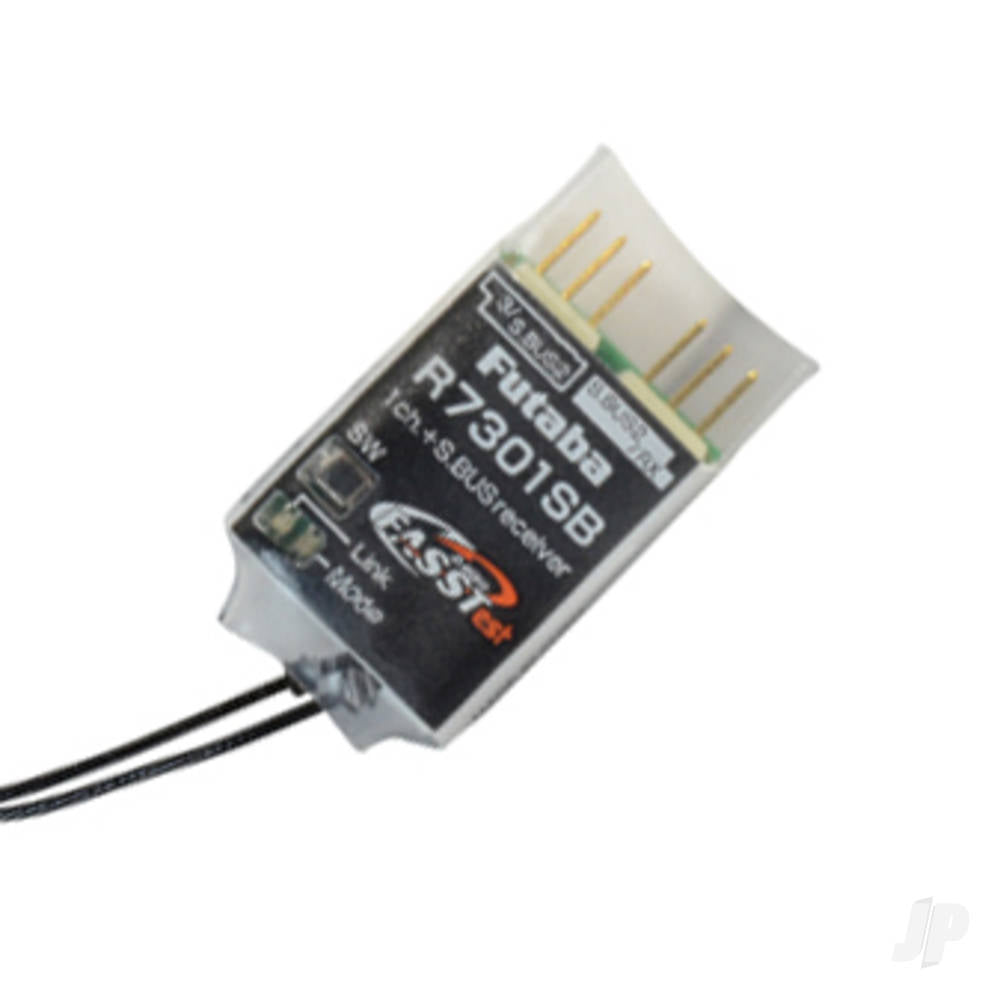 Futaba R7301SB 1-Channel (PWM) Air Receiver (26-Channel S.BUS) FASSTest - High Gain Aerials FUT05102744-3 Ideal for Powerbox Systems