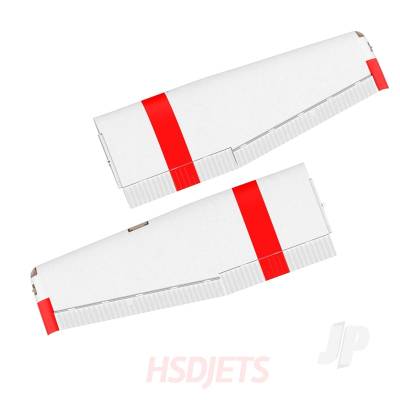HSD Jets Main Wing Complete (Servos Lights) (Red) (for 182 2000mm) HSDS63010200-23