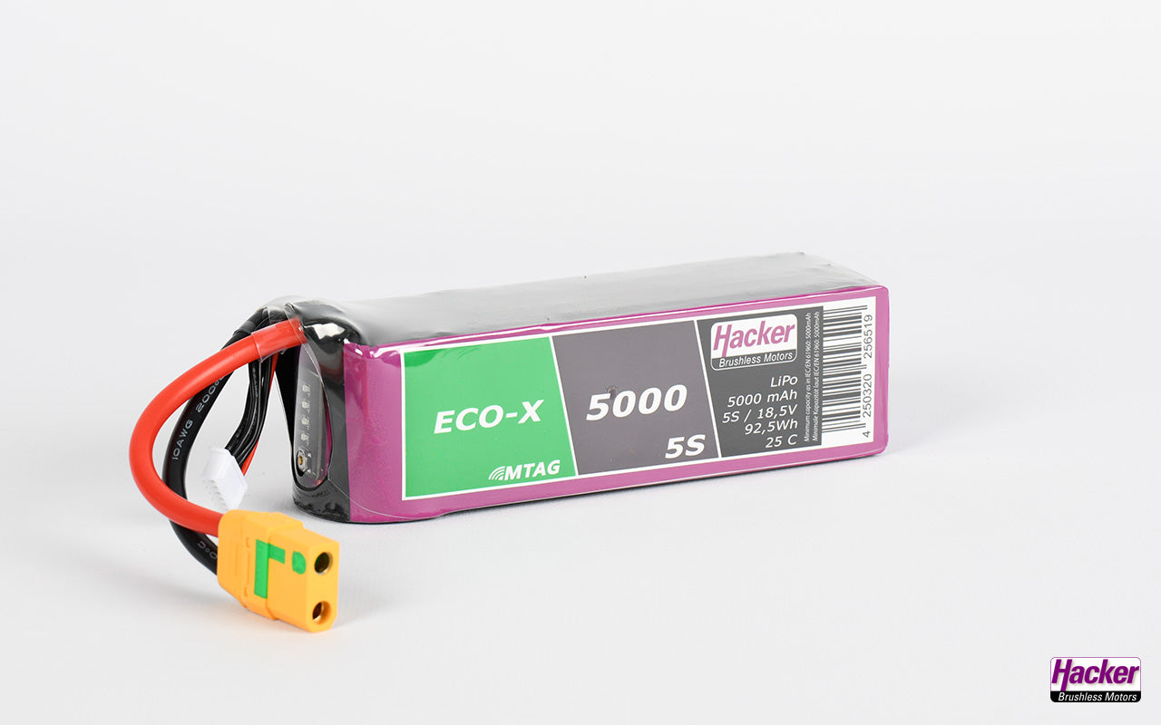 Hacker TF ECO-X 5000-5S MTAG Lipo Battery 95000531