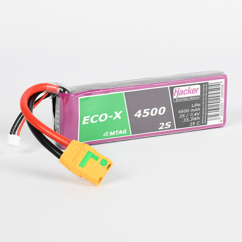 Hacker TopFuel LiPo 20C ECO-X 4500mAh 2S MTAG XT90 94500231