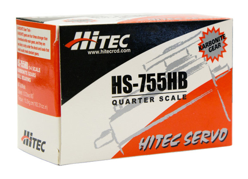 Hitec HS-755HB Giant Analogue Cored Servo 110g 13.2kg/0.23s 4.8V - 6.0V 2214500