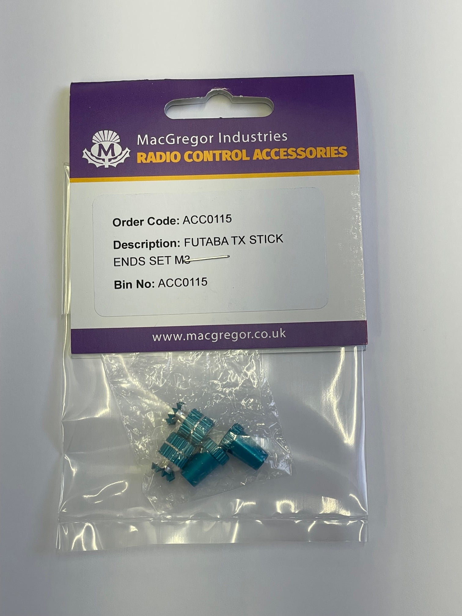 MacGregor Futaba TX Stick Ends Set M3 ACC0115