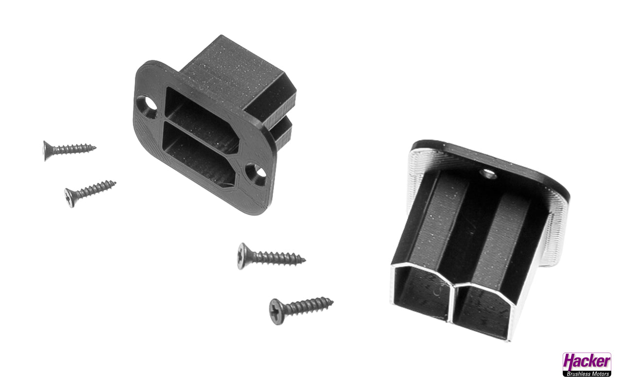 Hacker Installation frame double for XT-90 plug A85061