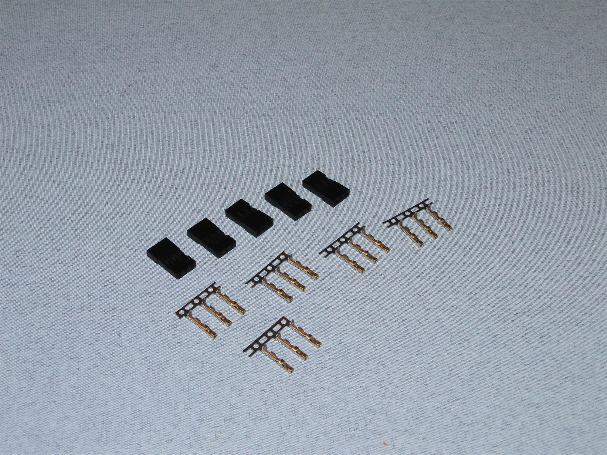 JR Servo Plug Set (Gold Pins) 5 pcs O-FS-JRM/05