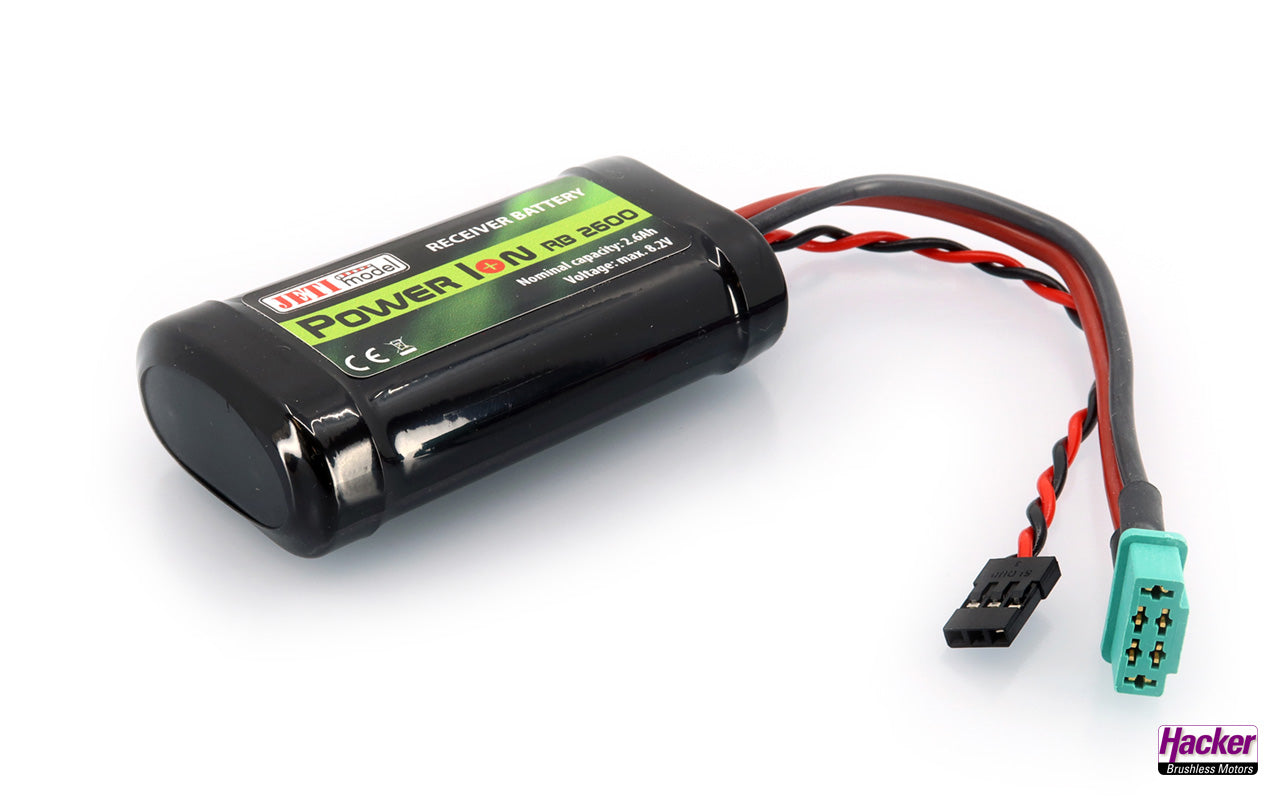 Jeti Power Ion RB 2600 Lithium-Ion Receiver Battery Trayless PI-RB-2600-T