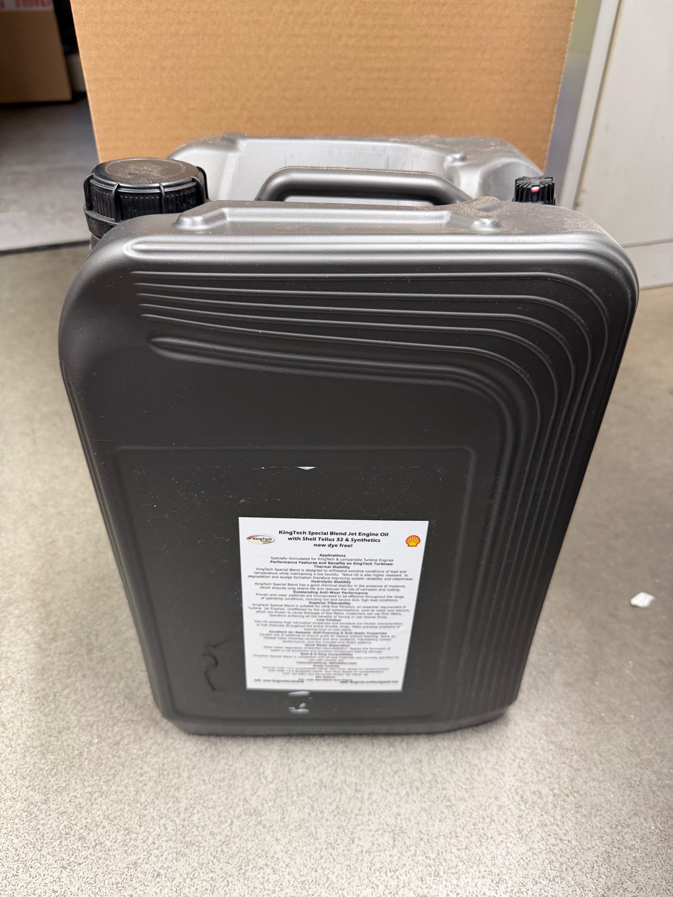 KingTech Special Blend Jet Turbine Oil With Shell Tellus 32 and Synthetics 20 Litre