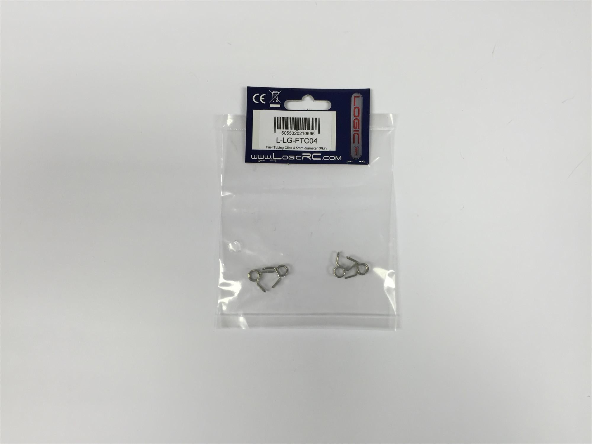 Logic Fuel Tubing Clips 4.5mm diameter (Pk4) L-LG-FTC04
