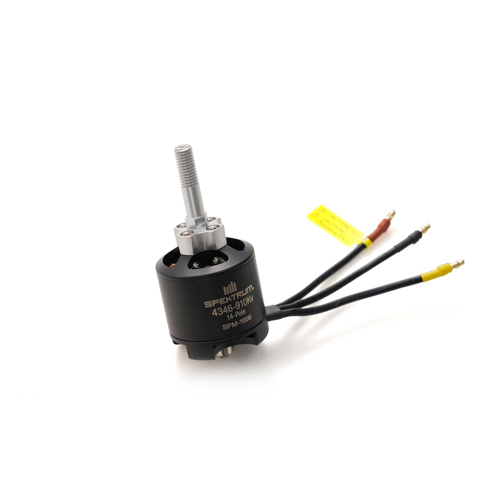 Spektrum Brushless Outrunner Motor, 4346-910Kv 14-Pole SPM-1006