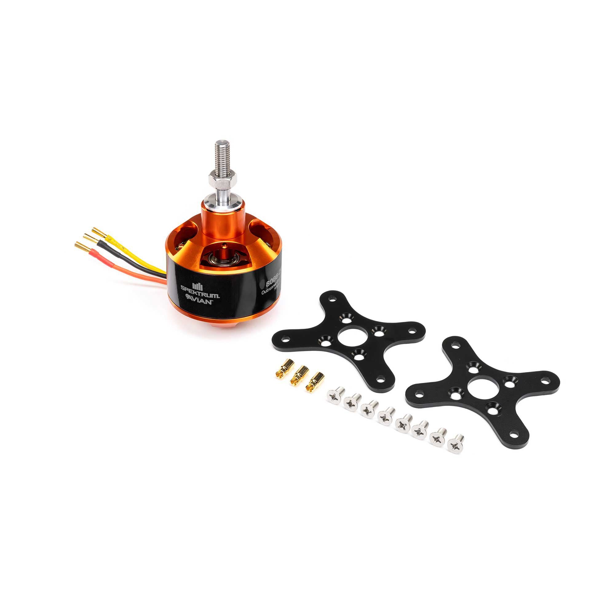Spektrum Avian Brushless Outrunner Motor, 8086-200Kv 24-Pole (40cc) SPMX-1015