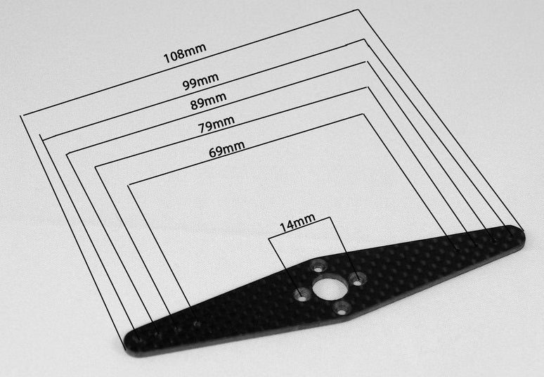 Nexus Carbon Fiber Servo Arm 108mm NEX032-00601