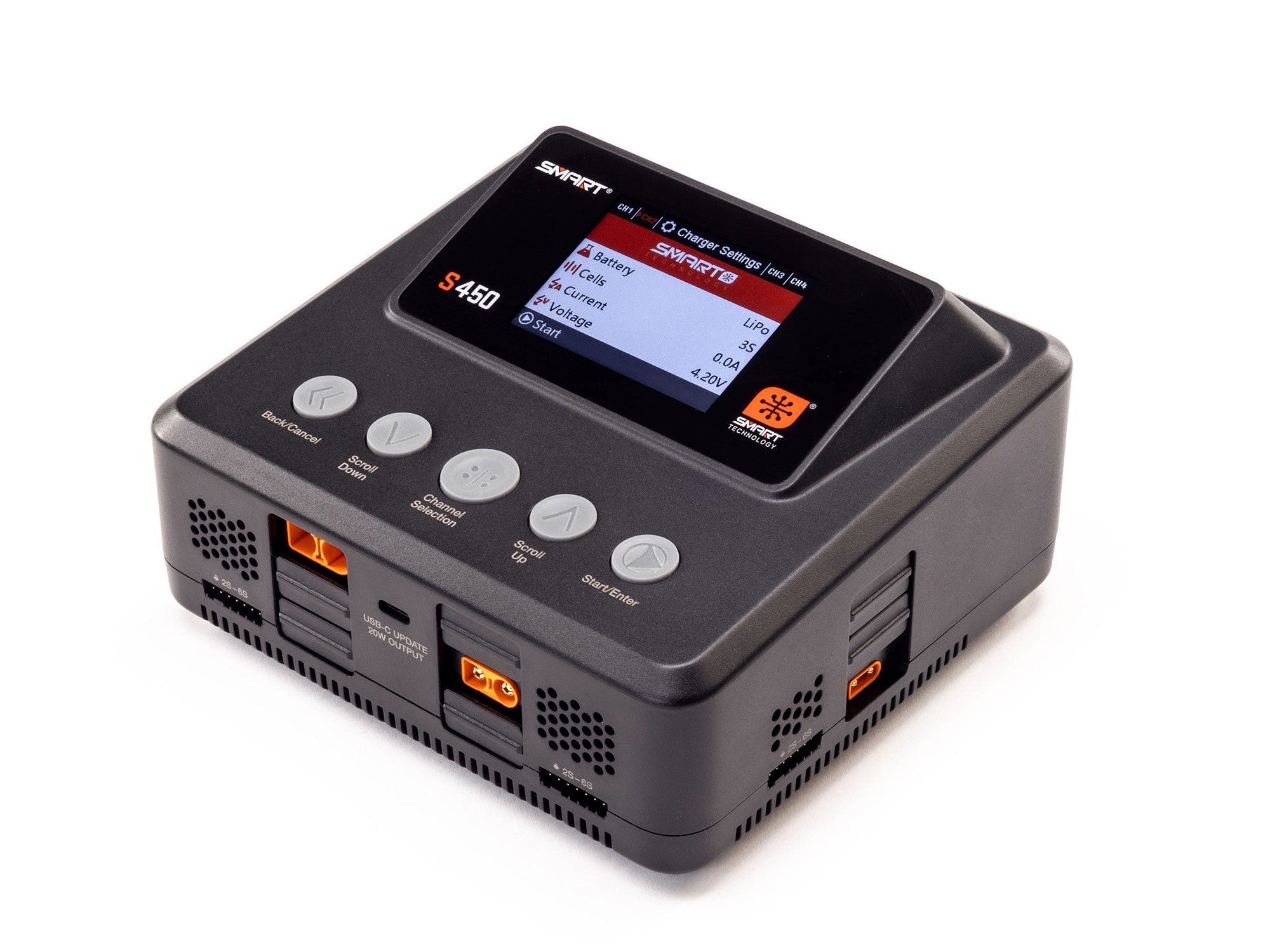 Spektrum S450 G2 AC/DC Smart Charger 4x50W SPMXC3040I