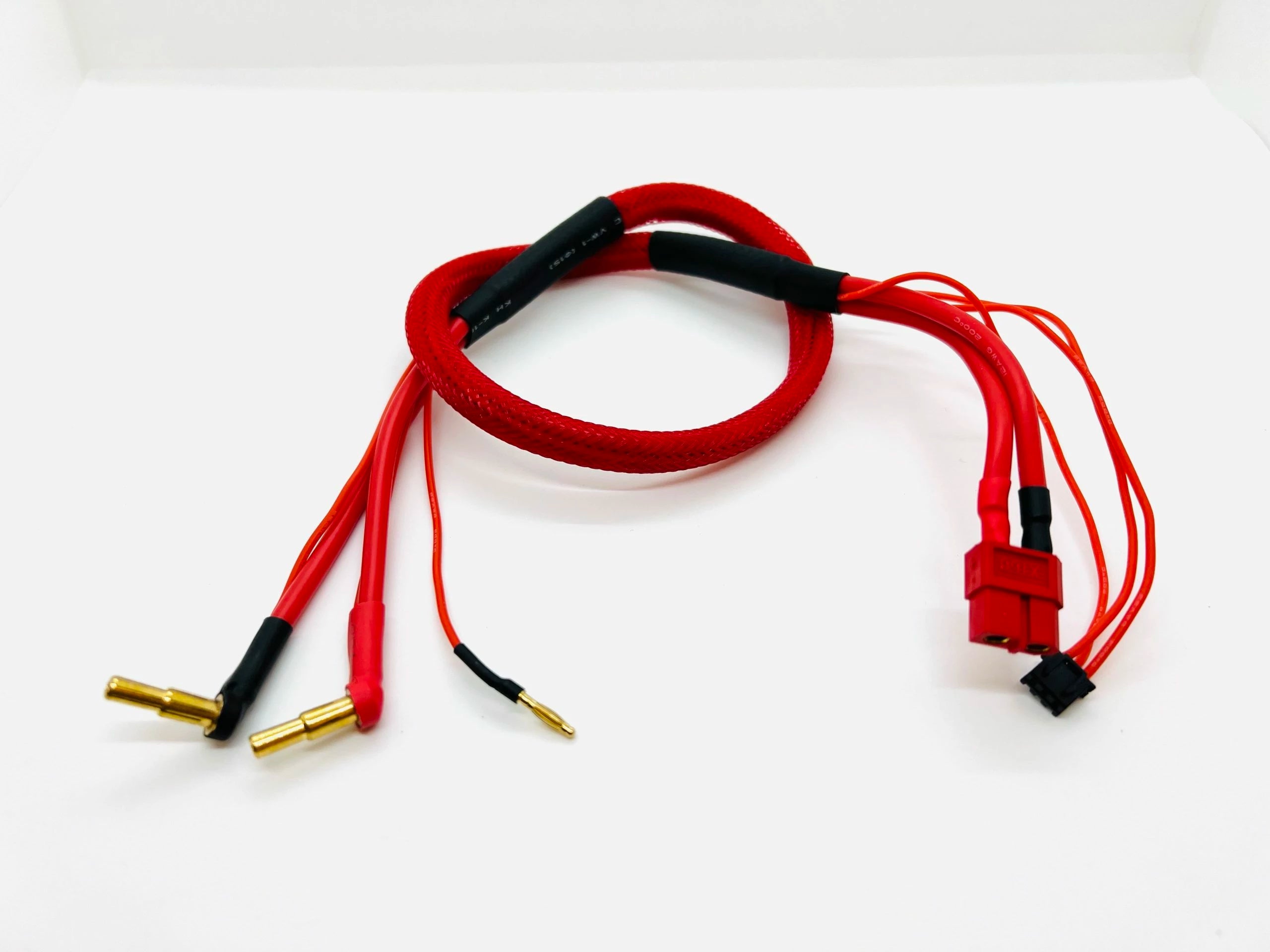 Optipower Race Pack Charge Lead - XT60 to Bullet - Red from Nexus Modelling Supplies Models Northampton Model Web Website Site Webshop Shop Webstore Store