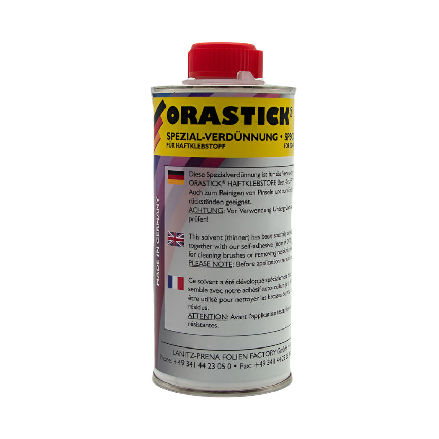 Oracover Orastick Special Thinners for Bonding Emulsion (For 0970) (0990) 250ml 5524787 Yellow Label