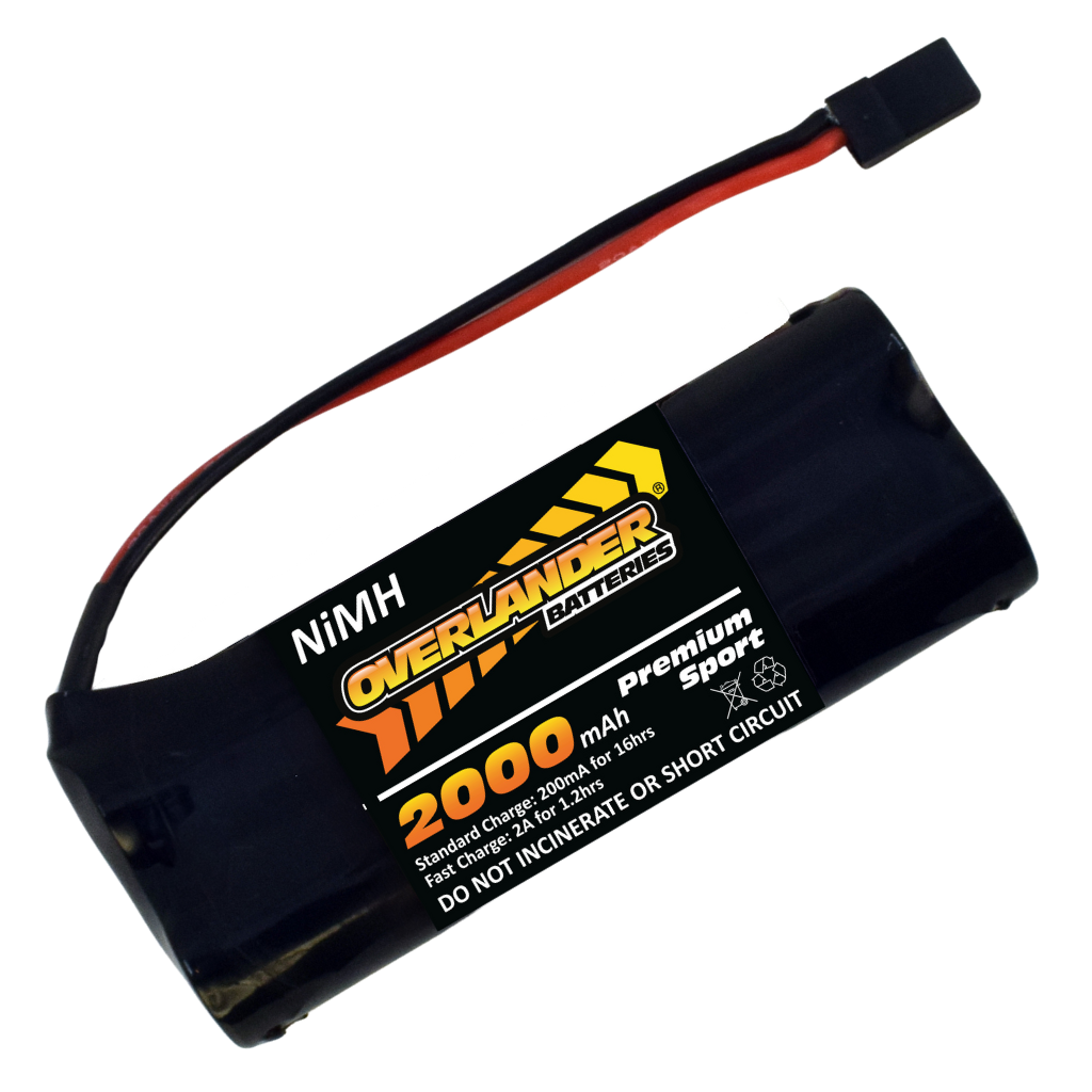Overlander 4/5 AF 2000mAh 4.8V RX Config 9 Premium Sport NiMH Battery 1749