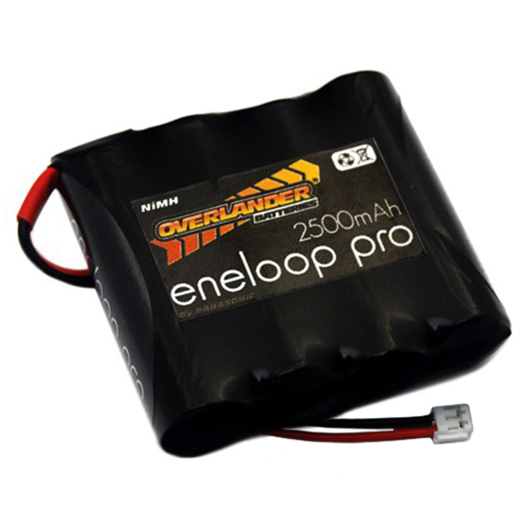 Overlander Eneloop Pro AA 2500mAh 4.8V Flat NiMH Battery