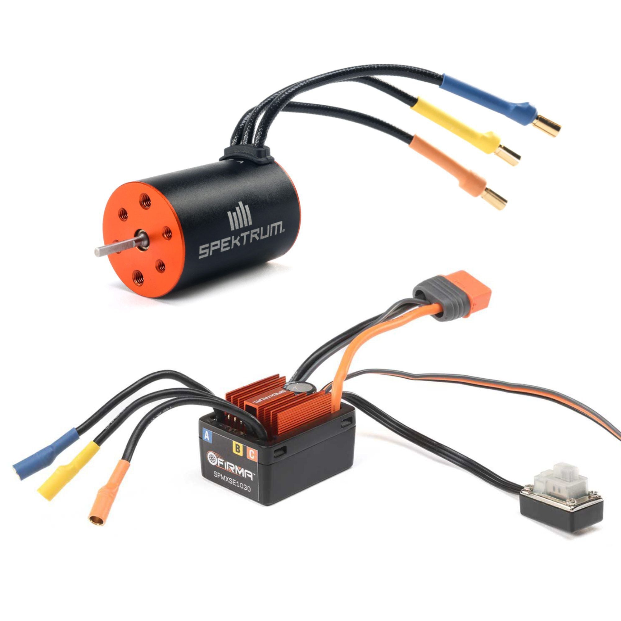 Spektrum Firma 30A Brushless Smart ESC / 4500Kv Motor Combo: Minis SPMXSEMC14