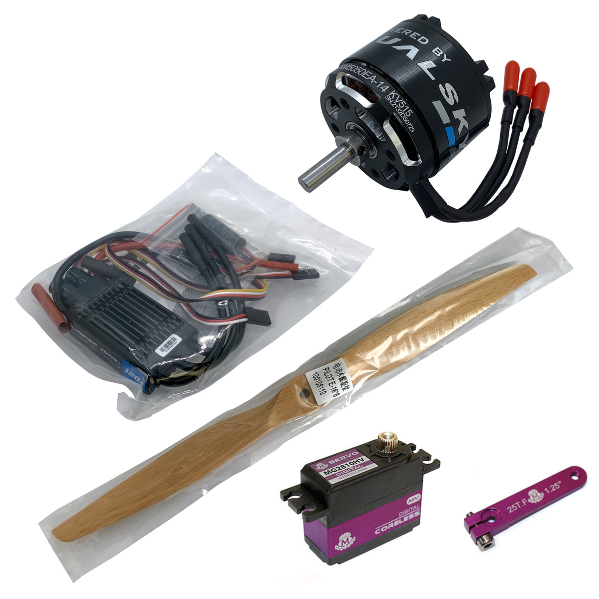 Pilot-RC Power Pack with Servos for 60in Aerobatic Aircraft PIL559