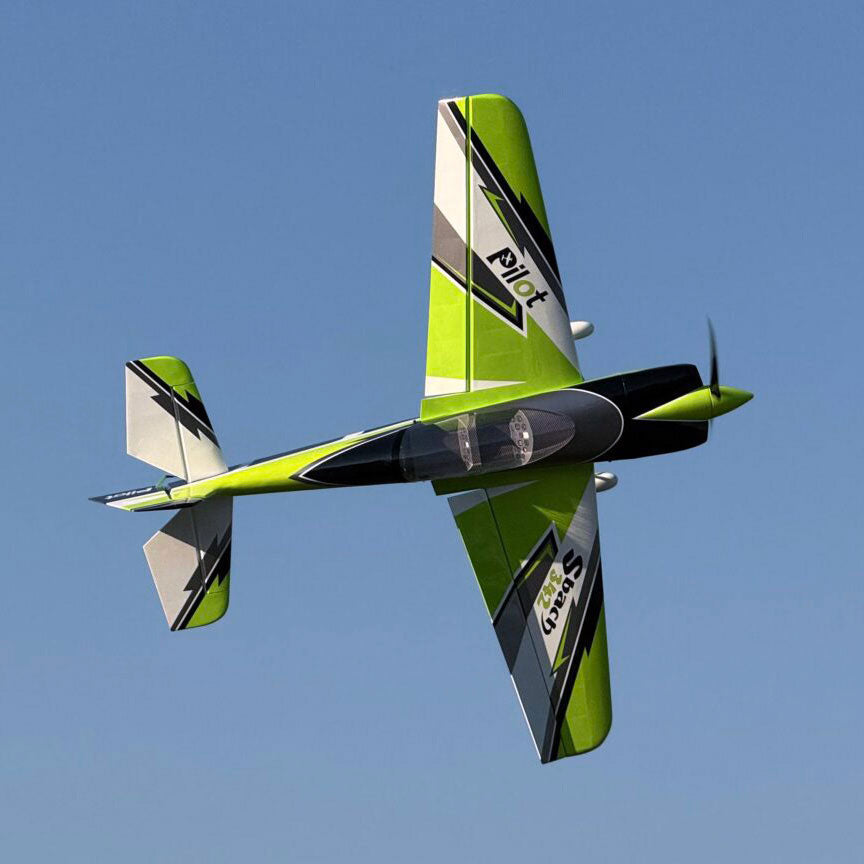 Pilot RC Sbach 75in V2 Green/Black/White (10) PIL844