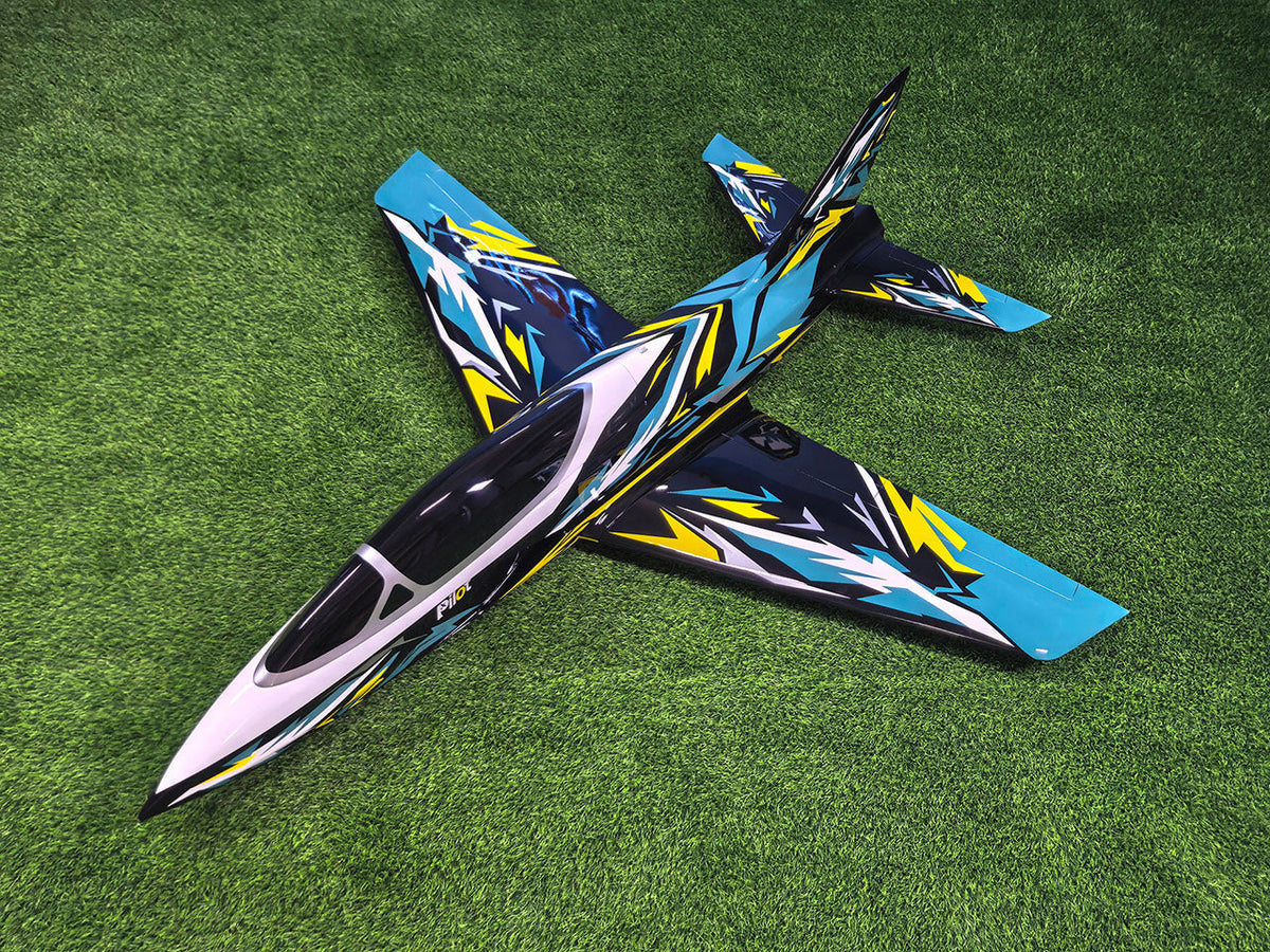 Pilot RC Matrix Jet 2.2m W/Retracts Blue/Ylw/Blk PIL893