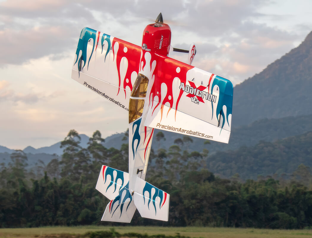 Precision Aerobatics Addiction X LED V3 - White PL-1040V3-W