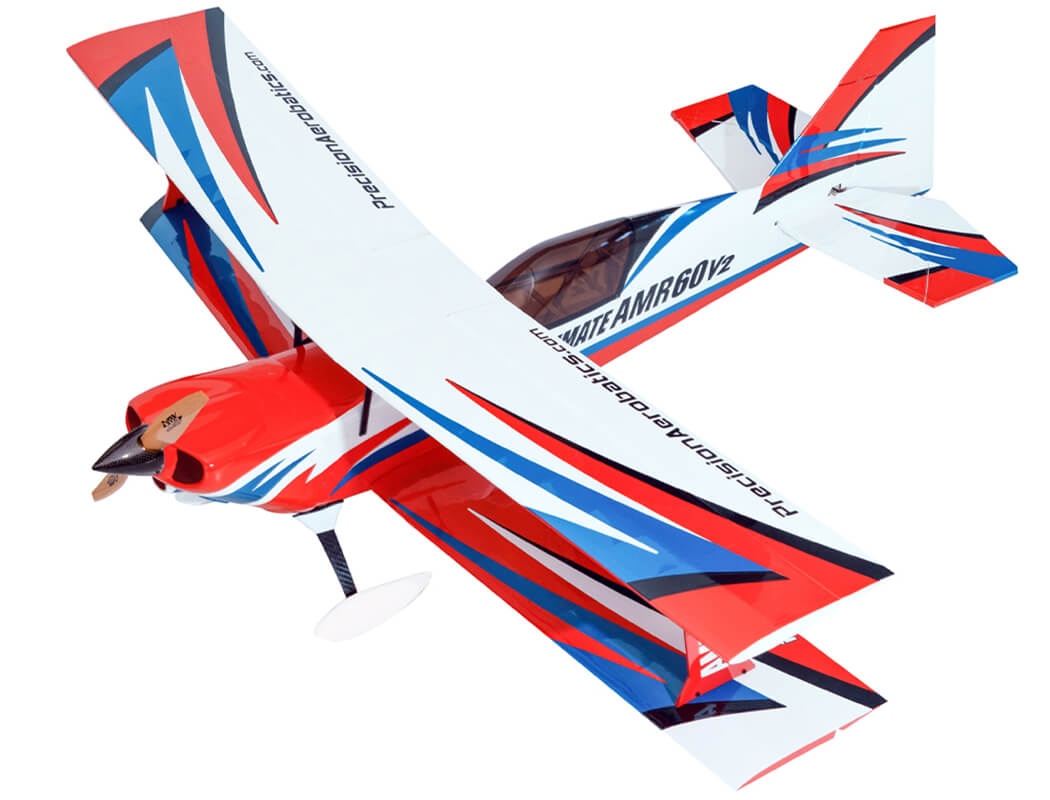 Precision Aerobatics Ultimate AMR 60 - White/Red/Blue PL-1047-W