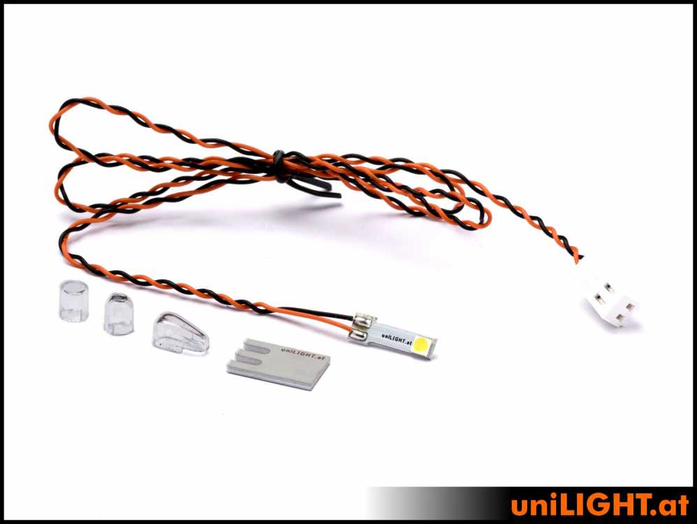 UniLight 5mm PRO Strobelight, 3Wx2 - White