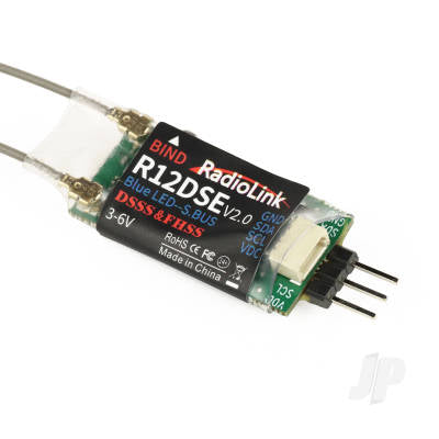 RadioLink R12DSE 2.4GHz 12-Channel S.Bus Mini Receiver RLKR121003