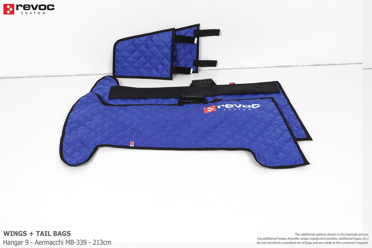 Revoc Soft Line Material Wing + Tail Set for Hangar 9 - Aermacchi MB-339 - 213cm Wingbags from Revoc
