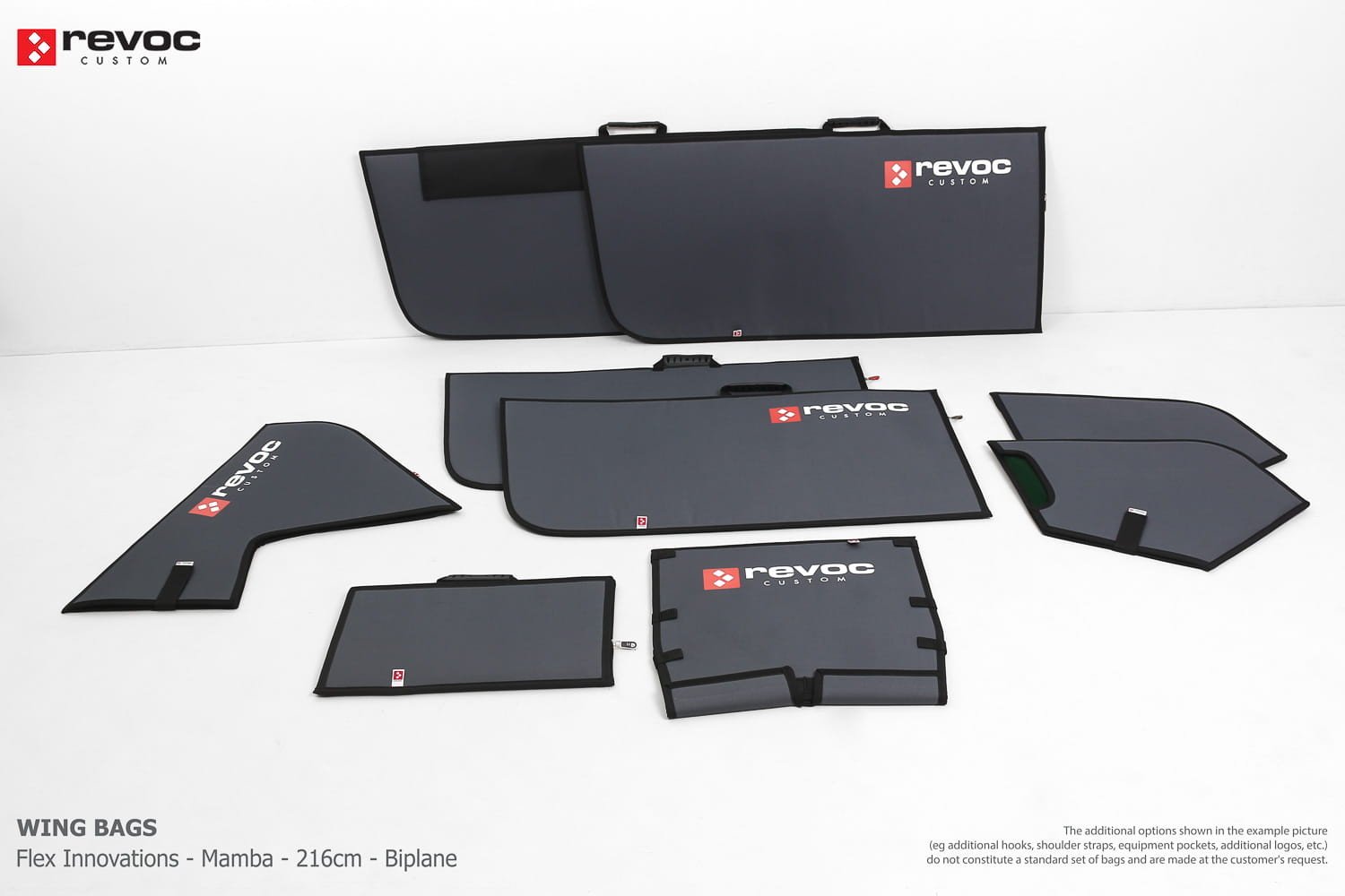 Revoc Standard Line Material Wing + Tail Set for Flex Innovations Mamba 120cc ARF 216cm