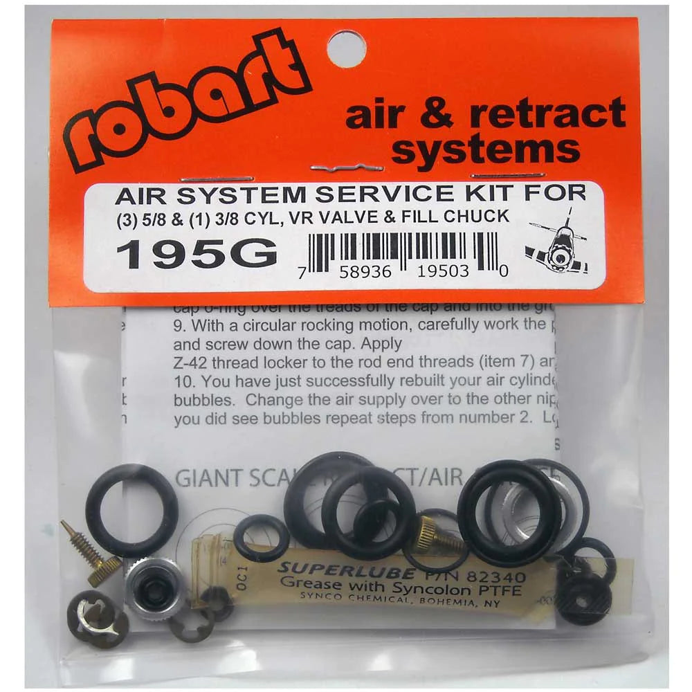 Robart Giant Scale Retract Air System Service Kit 195G